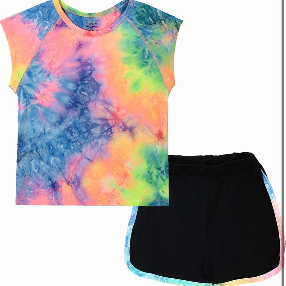 Big girls tie dye set